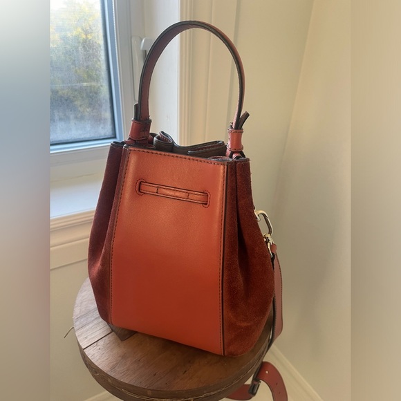 Furla Miastella suede and leather bucket bag - Picture 5 of 5